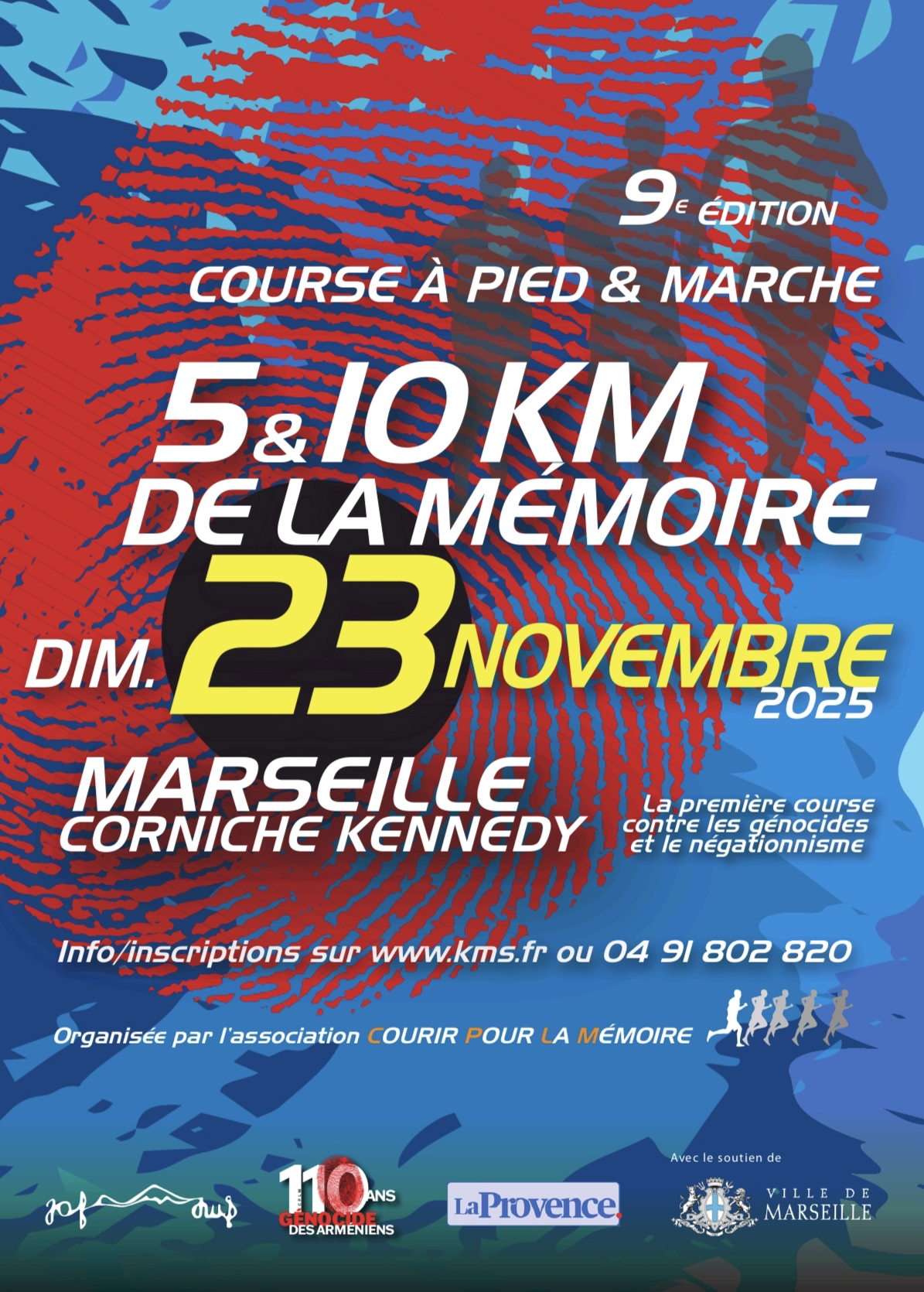 Les 5 et 10 KM de la MEMOIRE - MARSEILLE Corniche